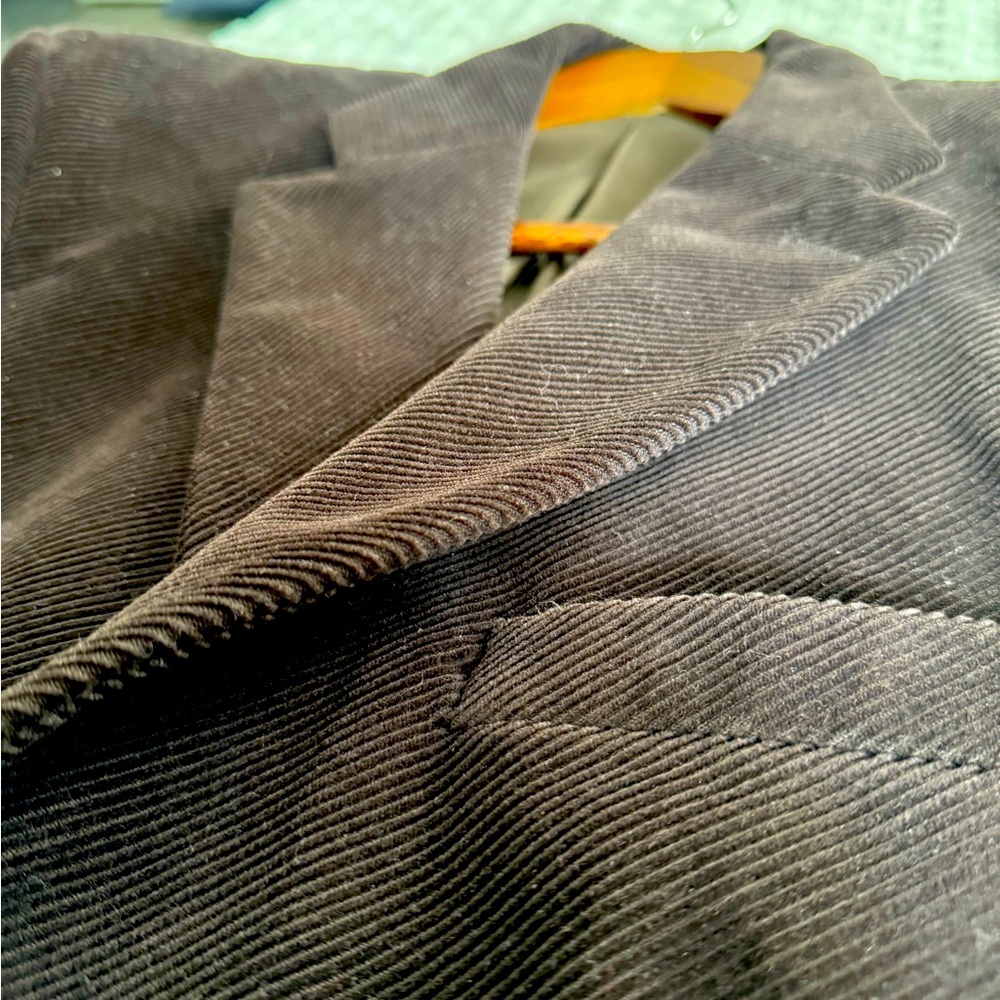 Brown corduroy Banana Republic sport coat mens 40S